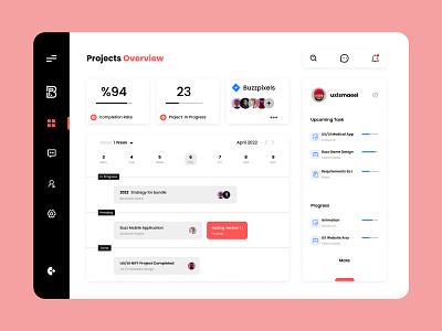 SaaS Base Project Management System UX. buzz management managementsystem pixels projectmanagementsystem saasproject uidesign uiuxdesign uxismaeel uxui webdesign website