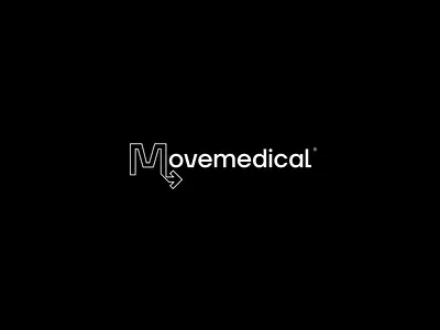 Simple logo animation for MoveMedical 💉💊 2d animation after effects ali nazari animate animated logo branding flat identify animation loading animation logo animation medical morph motion stroke