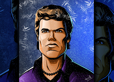 Dexter Caricature concept art concept design design digital painting ill illustraion