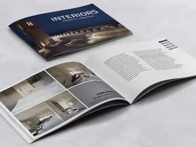 Brochure branding graphic design illustration typography