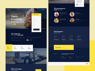 TrackTruck Website Design