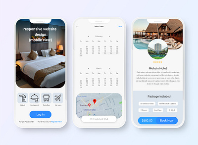 Hotel Booking app design adobe xd animation app app design booking booking app booking website branding design figma figma app hotel illustration logo motion graphics responive web travel booking ui web design