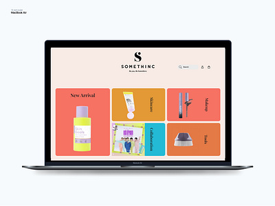 UI Explore Somethinc Website design ui ux website