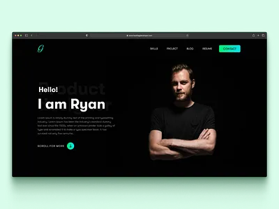 Personal portfolio website hero banner design banner bannerdesign creativedesign css dribbble herobanner html minimalist personal portfolio ui uiux uiuxdesign userinterface ux webdevelopment website websitedesign webtemplate wordpress