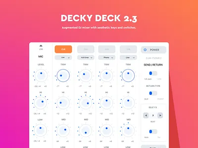 DECKY DECK UI app branding design graphic design illustration logo typography ui ux vector web