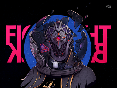FIGHTBACK Series #02: AI Priest ai artificial intelligence (ai) character design concept art drawing fightback illustra illustration portrait priest rebel t shirt design tee