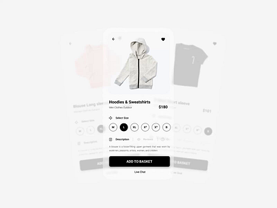🖐🏼 Clothes | Product Page animation app branding clothes dress fashion gif graphic design jewellery motion graphics onlineshopping outfit phone screen product shop stop motion style ui ux visual design