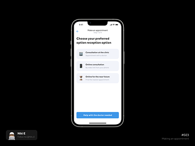 Making an appointment design design app design medical doctor doctor app making an appointment medical app medical app design medicine medicine design mobile app design step by step ui ux