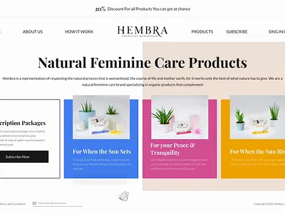 Hembra Website brand branding design graphic design illustration logo store ui ux vector
