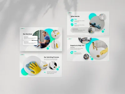HomeCare Cleaning Service Presentation Template branding business presentation creative design elegant graphic design homecare minimalist minimalist style modern powerpoint powerpoint template ppt pptx presentation presentation design professional project branding service slides
