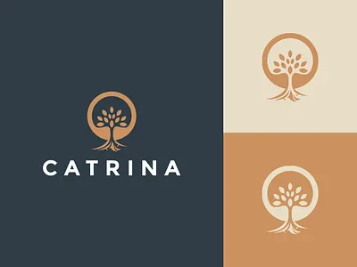 CATRINA branding branding identity cosmetic logo creative designer flat logo flat logo design graphic design illustration logo logo desing logo makers minimalist logo modern logo simple desing tree logo unique design vector