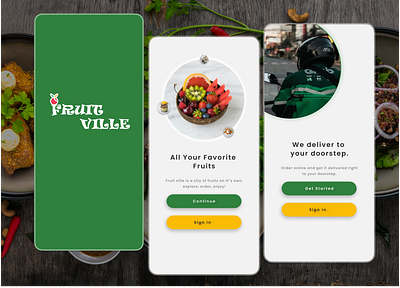 FRUITVILLE 2022 adobe after effects animation app branding class clean figma fruit product design software ui user interface design ux