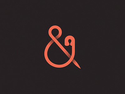 Ampersand ampersand logo pin
