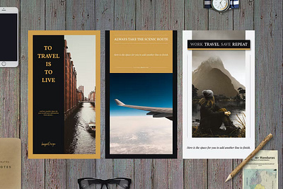 Travel Social Media Template Pack catalog clean design facebook followers illustration indesign instagram magazine pack porfolio print printable social social media template template pack travel social trip twitter