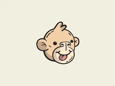 Monkey Mascot Logo illustration branding cartoon designlogo for sale graphic design illustration logo design logo for sale logofolio logoground mascot monkey monkey business monkey cartoon monkey illustration monkey logo monkey mascot vector