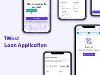 1West Loan application