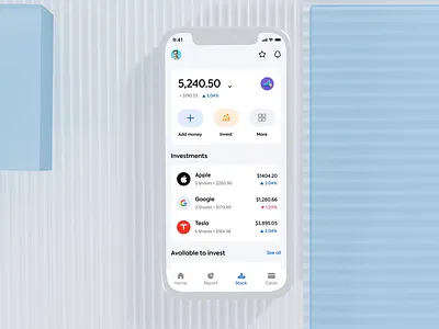Fintech App animation app design app designer app ui designer banking finance fintech fintech app mobile mobile app mobile app designer mobile banking product product designer stock app stock trading trading ui wallet