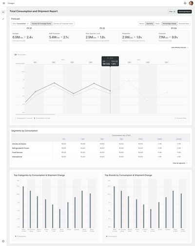 Conagra Demanding Planning wireframe