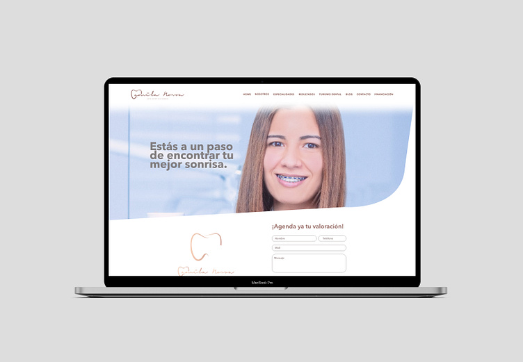 Camila Novoa Dental Clinic Landing Page by Juan Navarrete on Dribbble