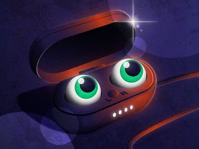 Eyes recharged character charger charging eye eyes illustration illustrator