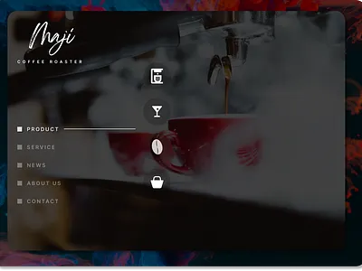 Coffee Shop Landing Page IV design illustration logo ui ui ux ui design ui designer uidaily uidesign uiux