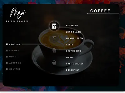 Coffee Shop Landing Page V design illustration logo ui ui ux ui design ui designer uidaily uidesign uiux