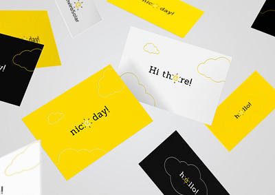 Envirosolar business cards design art direction black branding business cards corporate identity embossed energy graphic design graphiste freelance logo print print design solar solar panel yellow