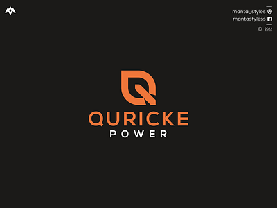 QURICLE POWER app branding design icon illustration letter logo minimal ui vector