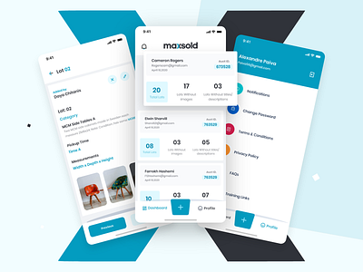 Maxsold Mobile App app auction app design auction app ui auction app ux brand app brand ui design furniture app furniture app ui furniture design furniture ux maxsold app maxsold app ui online auction furniture app ui uiux ux