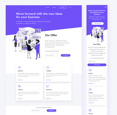 Ui/UX design app design flat ui ux web