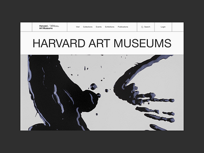 Harvard art museums art branding design designers figma graphic design harvard logo museum site typography ui uidesigner uiux university ux uxdesigner webdesign webdeveloper website