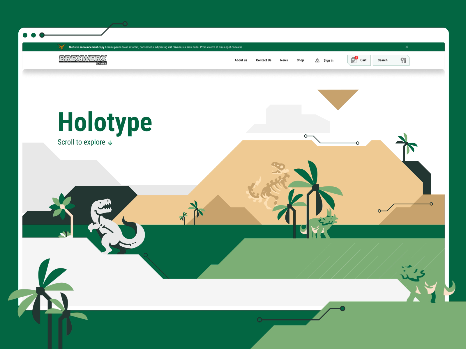 Example of Modern Web & E Commerce Design