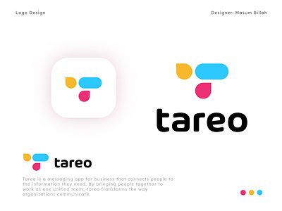 messaging app logo - letter t logo design - branding brand identity branding communicate creative design graphic design letter t logo logo logo design logo designer masum billah messaging messaging app logo minimal minimalist organization t logo team tlogo vector