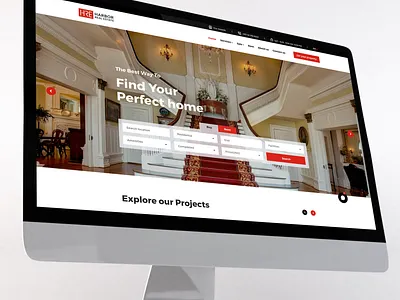 HARBOR Real Estate 3d app design ui ux