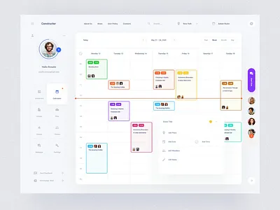 Task Timeline | Dashboard Ui Design | ui_Clutch animation branding dashboard dashboard motion dashboard ui dashboard ui design design figma graphic design minimal motion minimal ui design motion design motion graphics ui ui designer ux ux ui ux ui designer web ui website ui