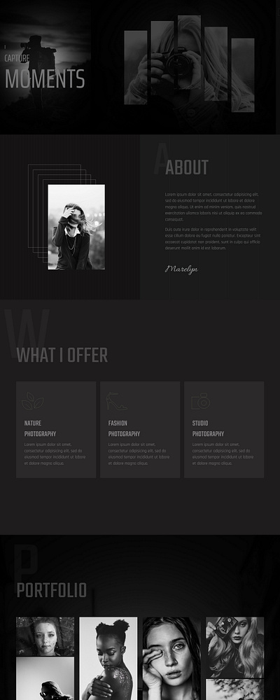 Qtheme - Photography Website Template template