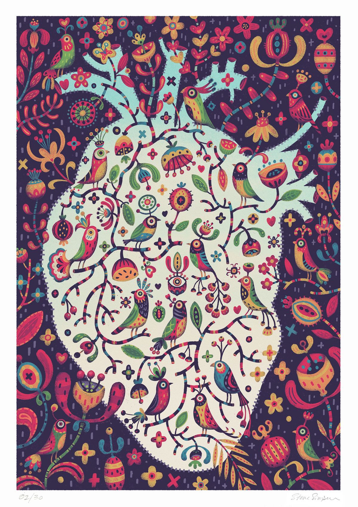 TRUCE animated animation birds body breathe design fun gif graphic illustrated illustration illustrator mindfulness