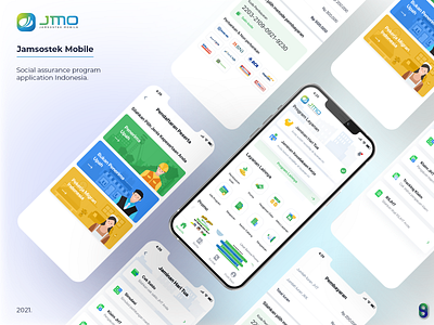 Jamsostek Mobile - Social assurance application app bpjs design graphic design jamsostek mobile prototype social assurance ui