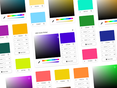 Daily UI #060 - Color Picker 060 color picker colors daily ui daily ui 060 dailyui dailyuichallenge day 60 design figma ui ux