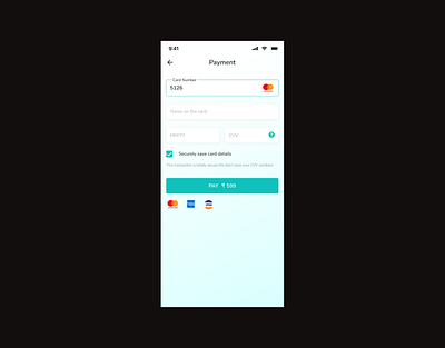 Daily UI Challenge: Day 2- Credit Card checkout Screen color dailyui design typography ui