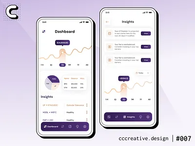 007 | branding design clean interface color pops design illustration light theme midnight blue pastel colors purple soft colors ui ui design ux ux design