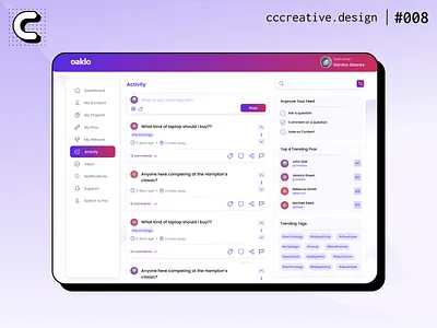 008 | blue blue and red branding design clean interface color pops design high contrast modern red ui ui design ux ux design vibrant colors
