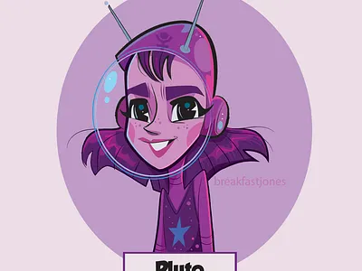 Pluto: Solar Sisters Series 2d animation art board games cartoon character character design gaming illustration illustrator vector
