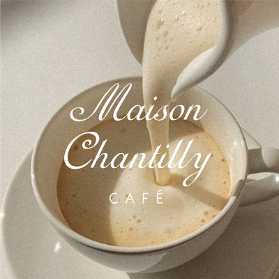 Maison Chantilly brand design brand identity branding graphic design logo logo design typography