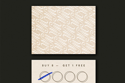 Loyalty card for Maison Chantilly brand design brand identity branding business card graphic design print design stationery