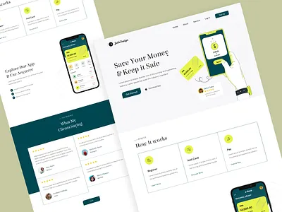 Finance Web Design banking banking web best design design finance illustration landing page minimal product design ui uidesign uiux uiuxdesign wallet web design website website design