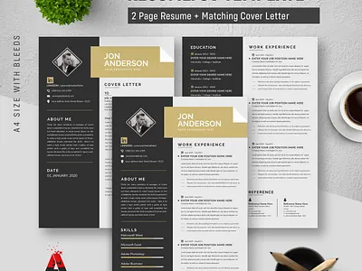 Resume bundle classic resume clean cv clean resume design illustration job resume logo minimalist resume resume download word resume