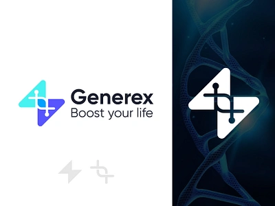 Genetics Health and Medical Logo Exploration a b c d e f g h i j k l m n boost brand identity branding dna flat gene logo gene technology genetics health icon logo logo design logotype medical minimalist logo modern logo o p q r s t u v w x y z research spark