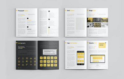 Free Brand Manual a4 agency brand brand manual branding business clean colors company corporate guide guideline identity invoice letter manual minimal print proposal simple