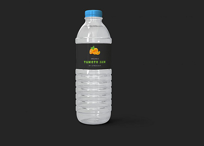 Clear PSD Water Bottle Mockup bottle branding clear design graphic design mockup psd typography